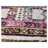 Handmade Turkish Oushak Rug 70" L x 35" W
