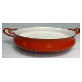 Two MCM Dansk Kobenstyle Enamel Bakeware Pans