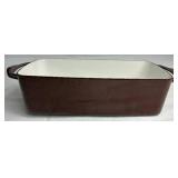 Two MCM Dansk Kobenstyle Enamel Bakeware Pans