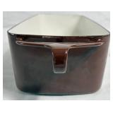 Two MCM Dansk Kobenstyle Enamel Bakeware Pans