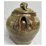 Handmade Studio Pottery Soup Tureen with Ladle and 3 Soup Mugs