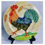 Hand Painted Pep.Bizzarrie Italian Pottery Rooster Collection