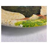 Hand Painted Pep.Bizzarrie Italian Pottery Rooster Collection