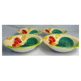 Hand Painted Pep.Bizzarrie Italian Pottery Rooster Collection