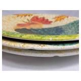 Hand Painted Pep.Bizzarrie Italian Pottery Rooster Collection