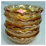 Vintage Marigold Carnival Glass Collection