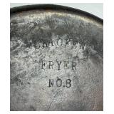 Vintage Wagner Ware Cast Iron Chicken Fryers NO. 8 and 10 1/2"