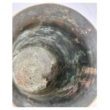 Antique Mortar & Pestle Heavy Solid Brass Apothecary  Bowl
