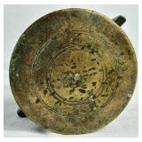 Antique Mortar & Pestle Heavy Solid Brass Apothecary  Bowl