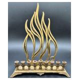 Vintage 9 Candle Brass Menorah
