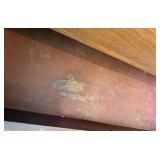 Antique Cherry 4 Drawer Wood Dresser