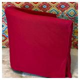 Fresca Fiesta Fabric Queen Headboard and IKEA Ektrop Tullsta Armchair