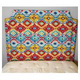 Fresca Fiesta Fabric Queen Headboard and IKEA Ektrop Tullsta Armchair