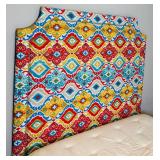 Fresca Fiesta Fabric Queen Headboard and IKEA Ektrop Tullsta Armchair