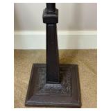 Mission Style Table Lamp with Glass Shade and Tiffany Style Mission Design Floor Lamp