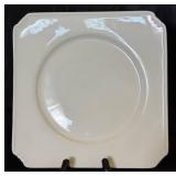 Sur La Table Porcelain Lion Head White Bowls and Ecoware White Plates