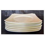 Sur La Table Porcelain Lion Head White Bowls and Ecoware White Plates