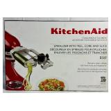 Kitchen Bundle of KitchenAid Stand Mixer Spiralizer Attachment and Stainless Steel 6 Mixing Bowls with Lids