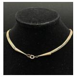 Southwest QT Sterling Silver 5 Strand Heart Inlay Necklace and Earring Set