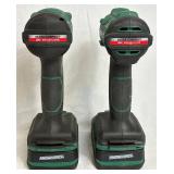 Masterforce 20 volt Cordless Brushless Drill Driver and Impact Driver Set