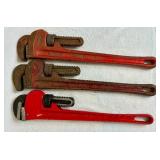 6 Piece Collection of Pipe Wrenches with Bernz-O-Matic Torch Kit
