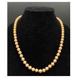 Vintage Jewelry Selection with Faux Pearl Necklaces, Cameos, Pins and Long Gloves