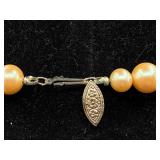 Vintage Jewelry Selection with Faux Pearl Necklaces, Cameos, Pins and Long Gloves