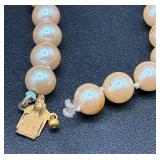 Vintage Jewelry Selection with Faux Pearl Necklaces, Cameos, Pins and Long Gloves