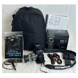 Olympus OM-D E-M1 Mark II Digital Mirrorless Camera bundle with Olympus M.zuiko Digital ED 14-1500mm lens & Olympus FL-LM3 Compact Flach Unit