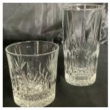 Royal Highlights Crystal Highball Tumblers and Old Fashioned Glassses by Princess House