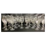 Royal Highlights Crystal Champagne and Wine Glasses by Princess House