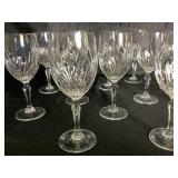Royal Highlights Crystal Champagne and Wine Glasses by Princess House