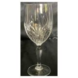 Royal Highlights Crystal Champagne and Wine Glasses by Princess House