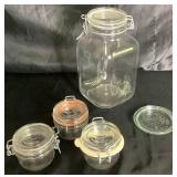 Large Le Parfait Super Glass Preserving Jars Bundle