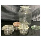 Large Le Parfait Super Glass Preserving Jars Bundle