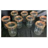 Large Le Parfait Super Glass Preserving Jars Bundle