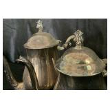 Bundle of SilverPlated Serving Dishes