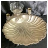 Bundle of SilverPlated Serving Dishes
