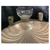 Bundle of SilverPlated Serving Dishes