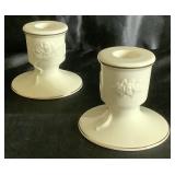 Lenox Gold Leaf Hayworth Porcelain Fine China Set - Cream Colored Ivory with Gold Trim