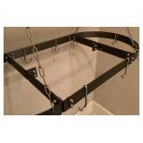 Gourmet Kitchen Hanging Pot/Pan Rack with Hooks