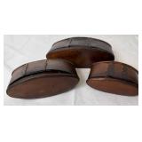 Thai Handcrafted Bamboo and Rattan Tobacco Boxes plus Japanese-Style Cast Iron Teapot