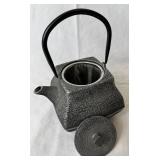 Thai Handcrafted Bamboo and Rattan Tobacco Boxes plus Japanese-Style Cast Iron Teapot