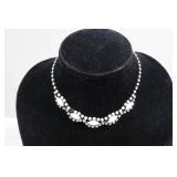 Vintage Bead and Rhinestone Necklace