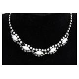 Vintage Bead and Rhinestone Necklace