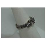 Sterling Silver Cubic Zirconia Ring