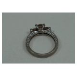 Sterling Silver Cubic Zirconia Ring
