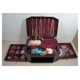 Assorted Costume Jewelry - Contents of Chest