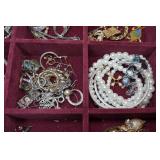 Assorted Costume Jewelry - Contents of Chest