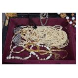 Assorted Costume Jewelry - Contents of Chest
